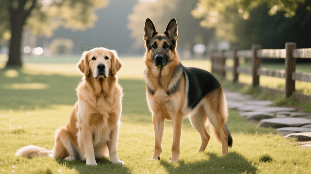 Golden Retriever vs German Shepherd: Joint Health Guide