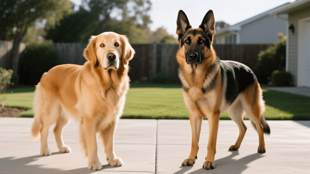 Golden Retriever vs. German Shepherd: Health & Selection Guide