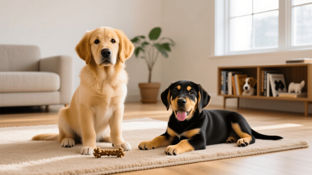 Golden Retriever vs Labrador Puppy: First-Year Guide