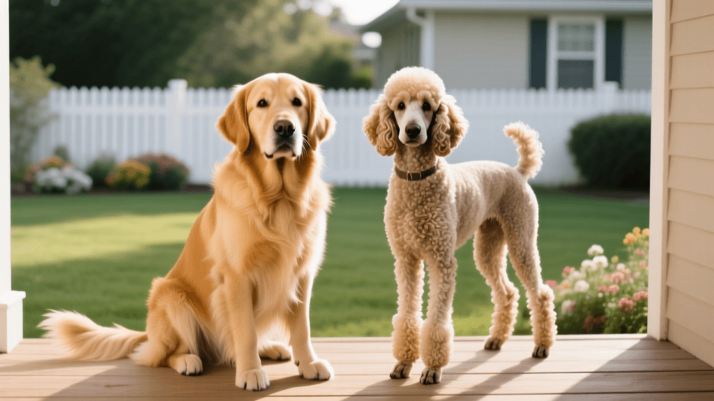 Golden Retriever vs Standard Poodle: Daily Life and Costs