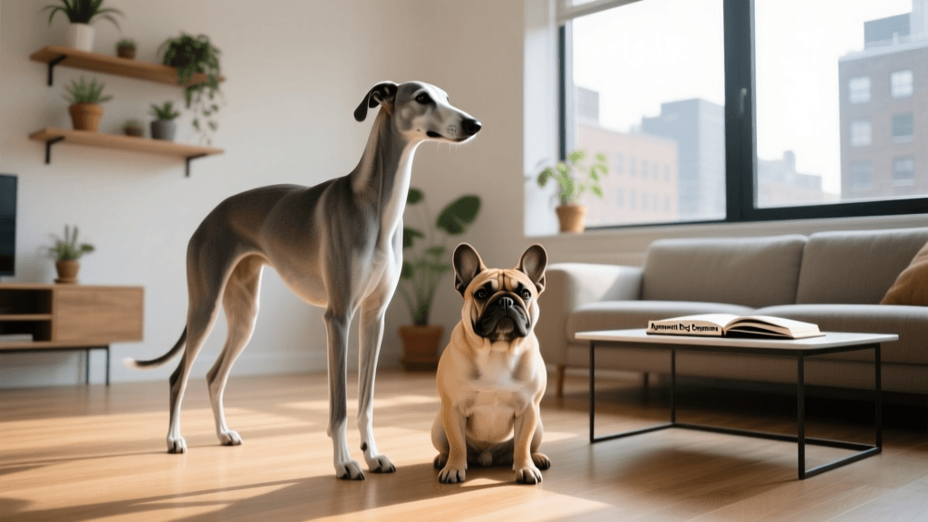 Apartment Dogs: Greyhound vs French Bulldog Compared