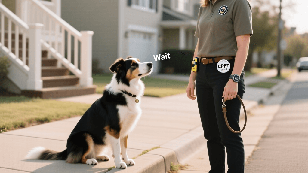 How To Teach A Dog To Wait At Curbs And Stairs