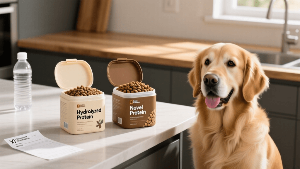 Hydrolyzed vs Novel Protein Diets for Dog Food Allergies