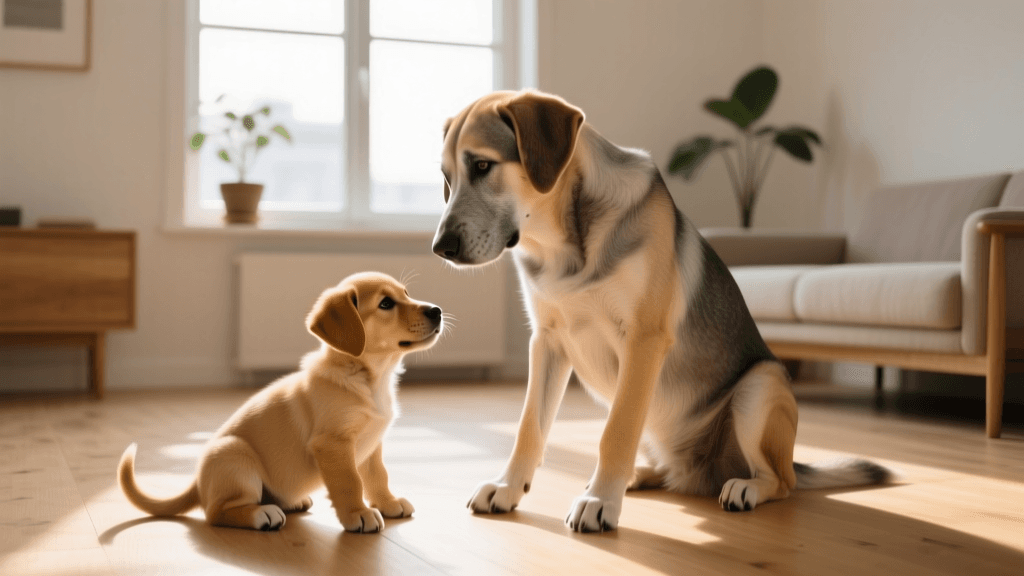 How to Introduce a New Puppy to Your Older Resident Dog
