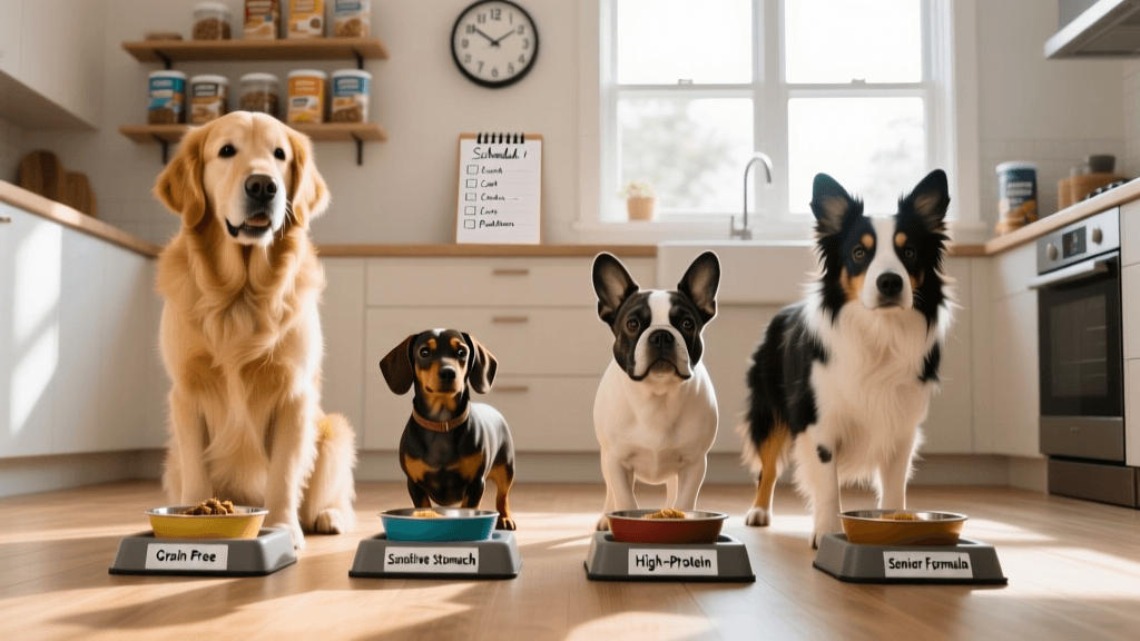 Multi-Dog Mealtime Routines: Managing Different Diets
