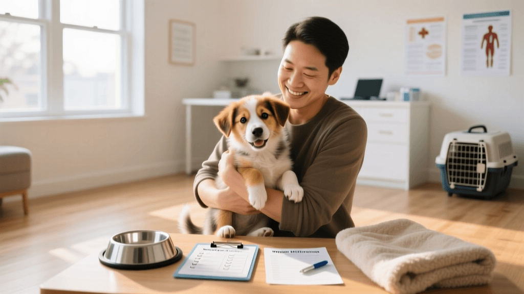 New Puppy Nutrition and First Vet Visit Essentials