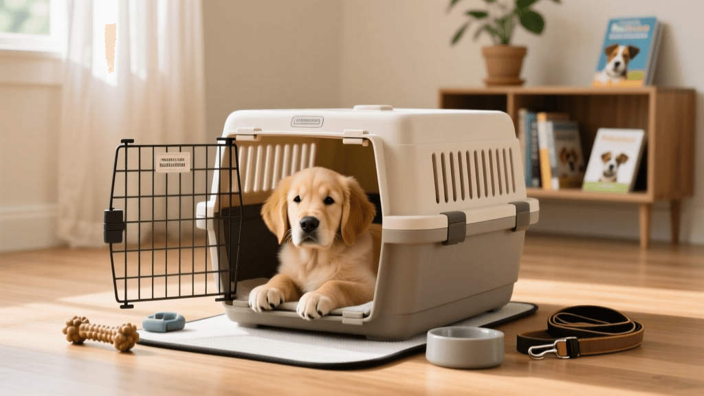 The First-Time Owner's Guide to Puppy Crate Training