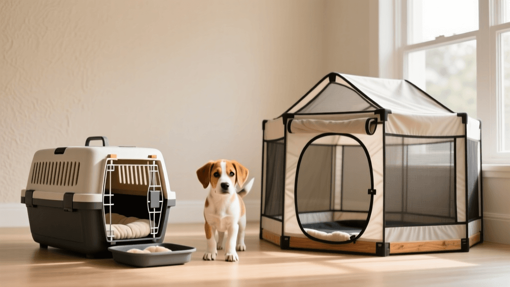 Puppy Crate vs Playpen: A Side-by-Side Comparison Guide
