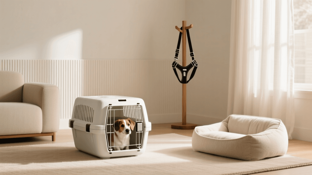 New Puppy Essentials Buyer's Guide: Crates, Harnesses, and Beds