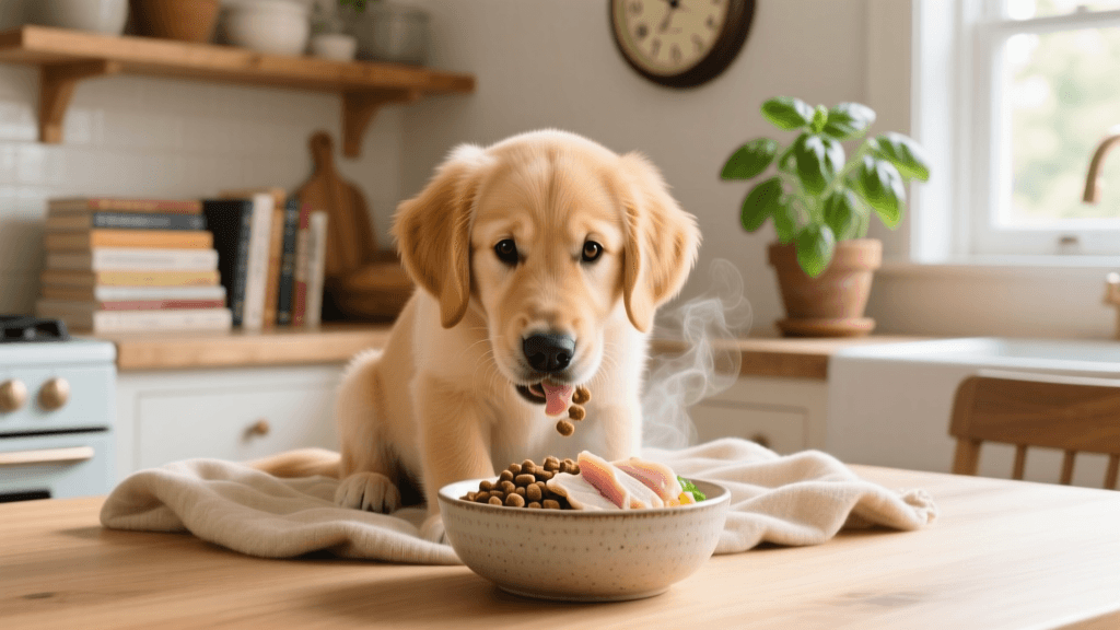 Puppy Feeding Guide: Macros, Portions, and Food Transitions