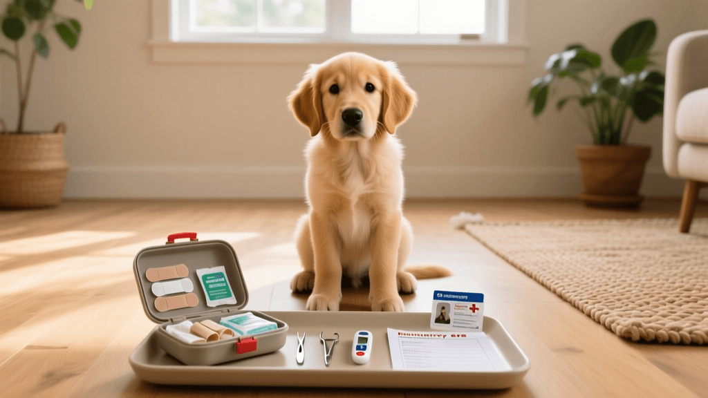 Puppy First Aid Kit Essentials and Emergency Safety Plan