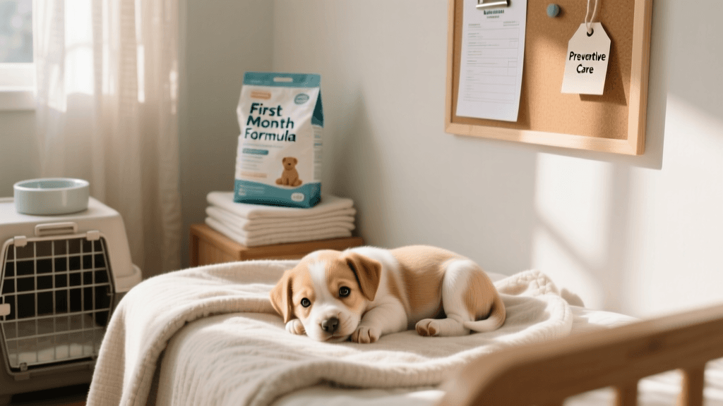 Puppy Health and Nutrition Guide for the First Month