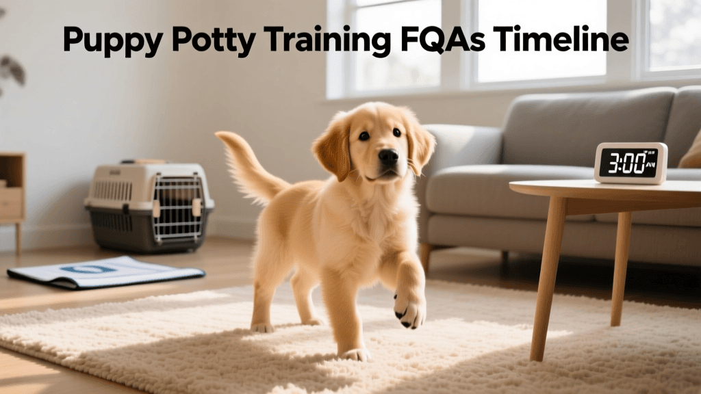 Puppy Potty Training FAQs: Timeline, Tips, and Nighttime Survival