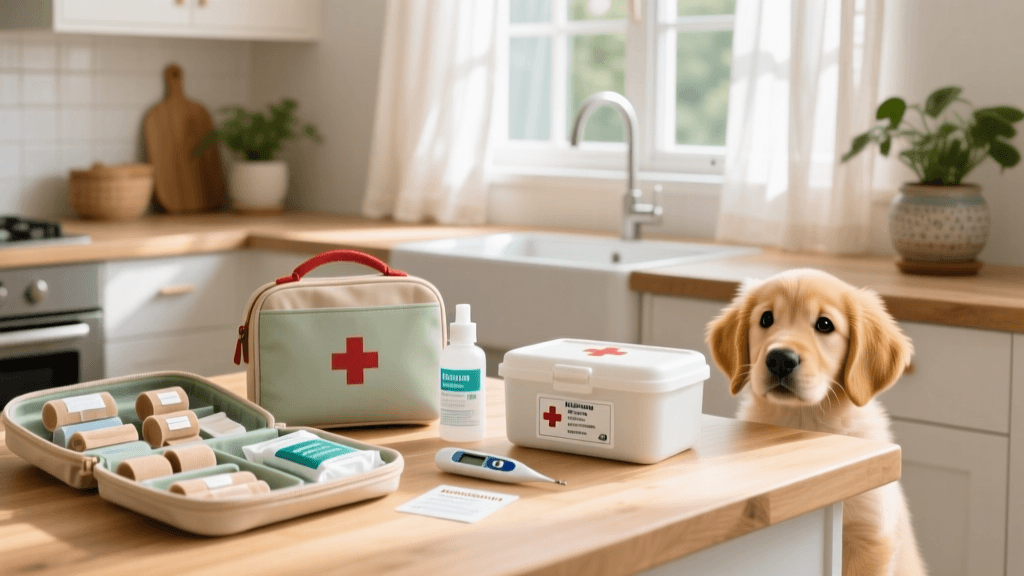 Puppy Proofing Your Home and Building a Dog First Aid Kit