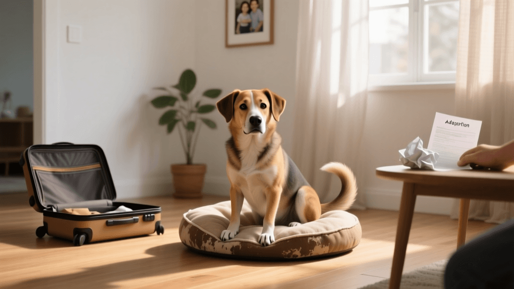 Step-by-Step Decompression Training for New Rescue Dogs