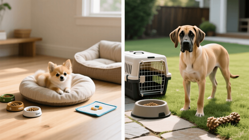 Small vs. Large Breed Puppies: First-Year Care Guide