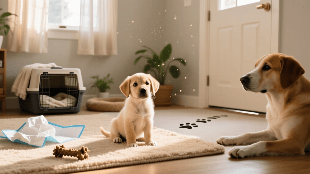 Solving First-Week Puppy Adjustment Problems Fast
