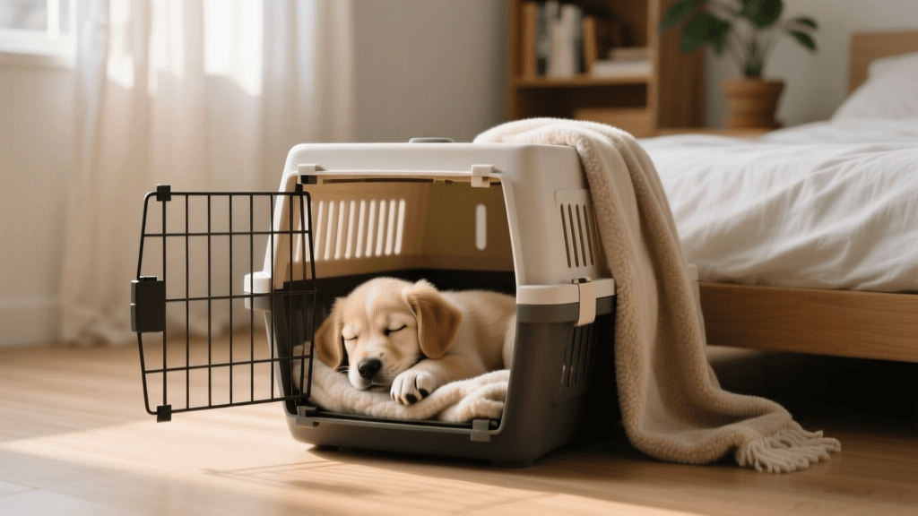 Solving First-Week Puppy Night Crying and Crate Anxiety