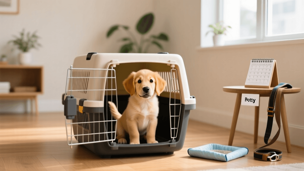 Step-by-Step Puppy Potty Training Using a Crate Guide