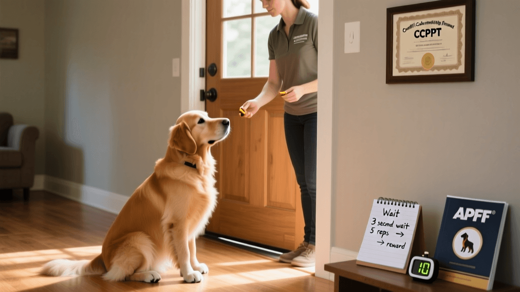 Teaching Dog To Wait At Doors Safely