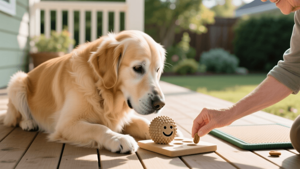 How to Train Senior Dogs: Cognitive Enrichment Tips