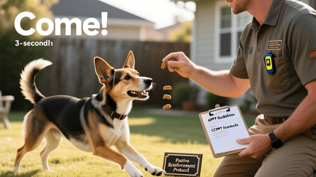 Using Positive Reinforcement For Dog Recall Training