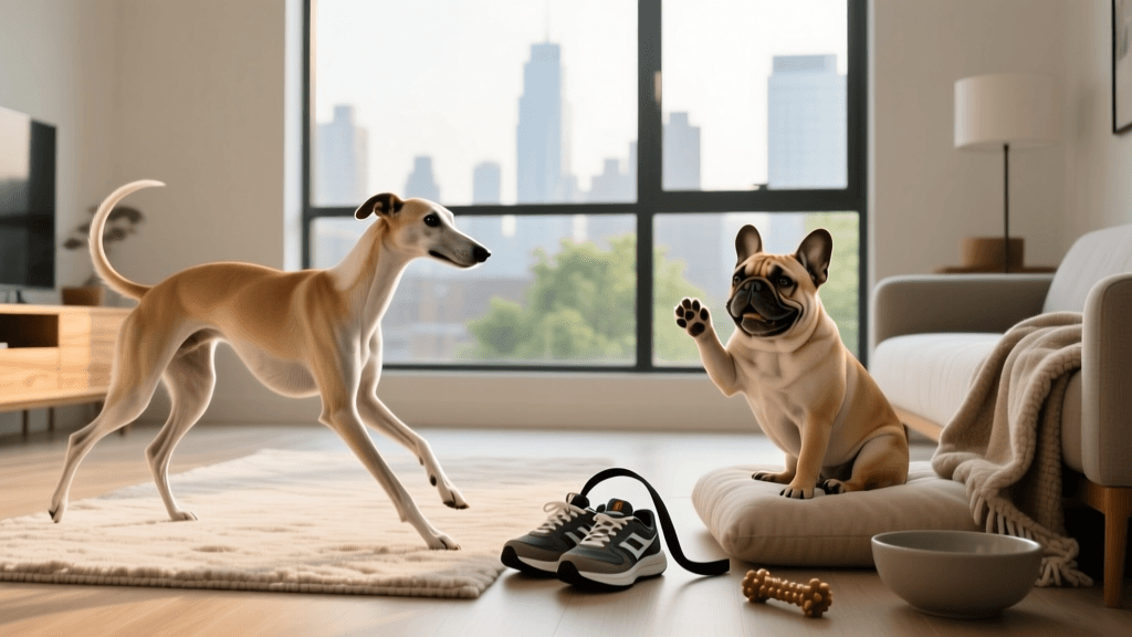 City Apartment Dogs: Whippet vs French Bulldog Guide