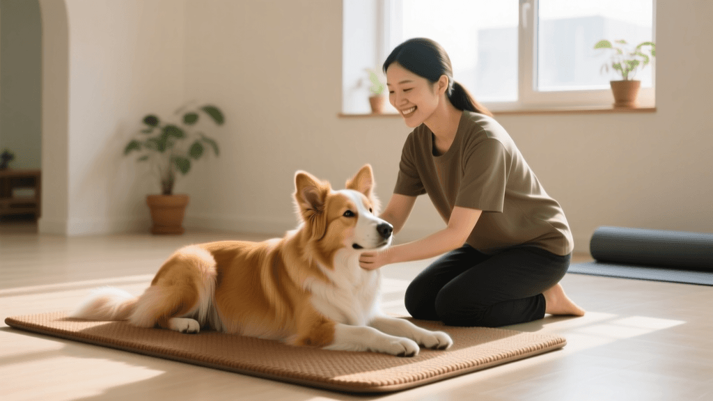 Teaching Your Dog To Settle On A Mat