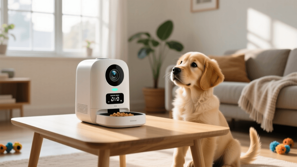 Smart Tech for Puppy Training: Cameras & Auto Feeders