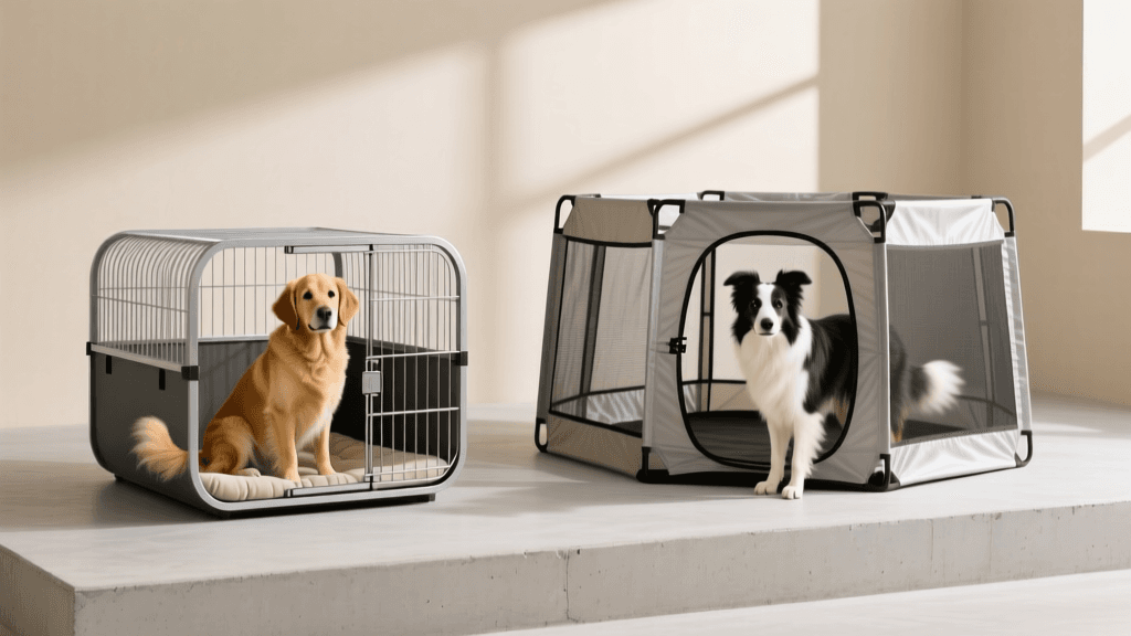 Crate vs. Playpen: Choosing the Right Indoor Space for Your Dog
