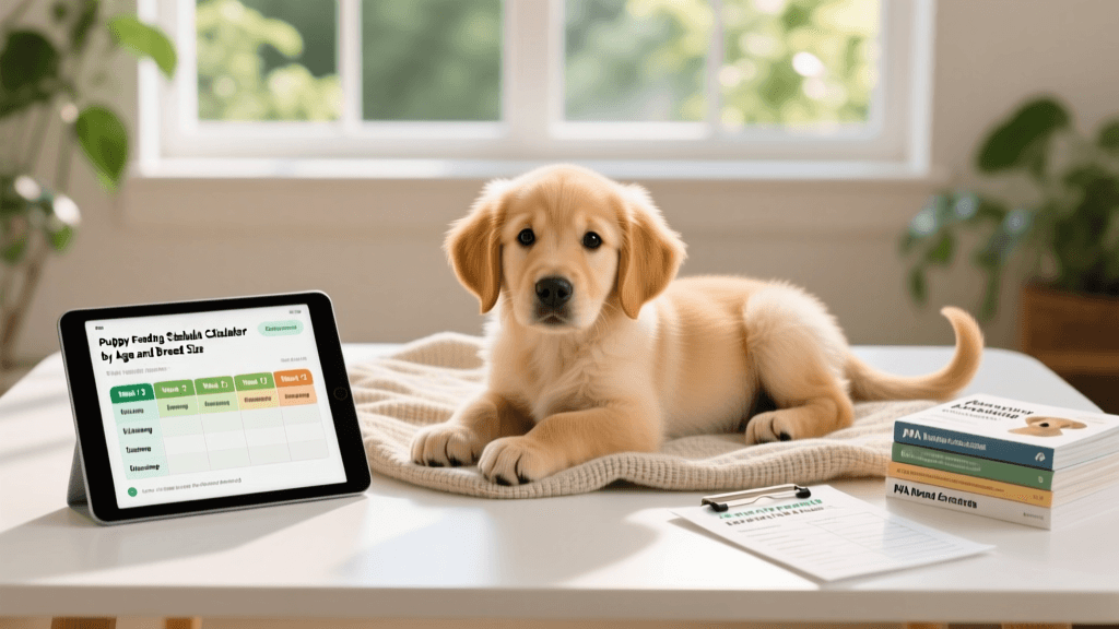 Puppy Feeding Schedule Calculator By Age And Breed Size
