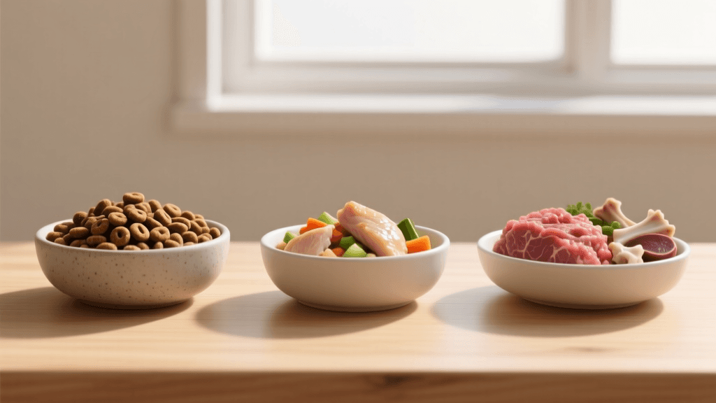 Comparing Puppy Diets: Kibble vs Fresh vs Raw Food Guide
