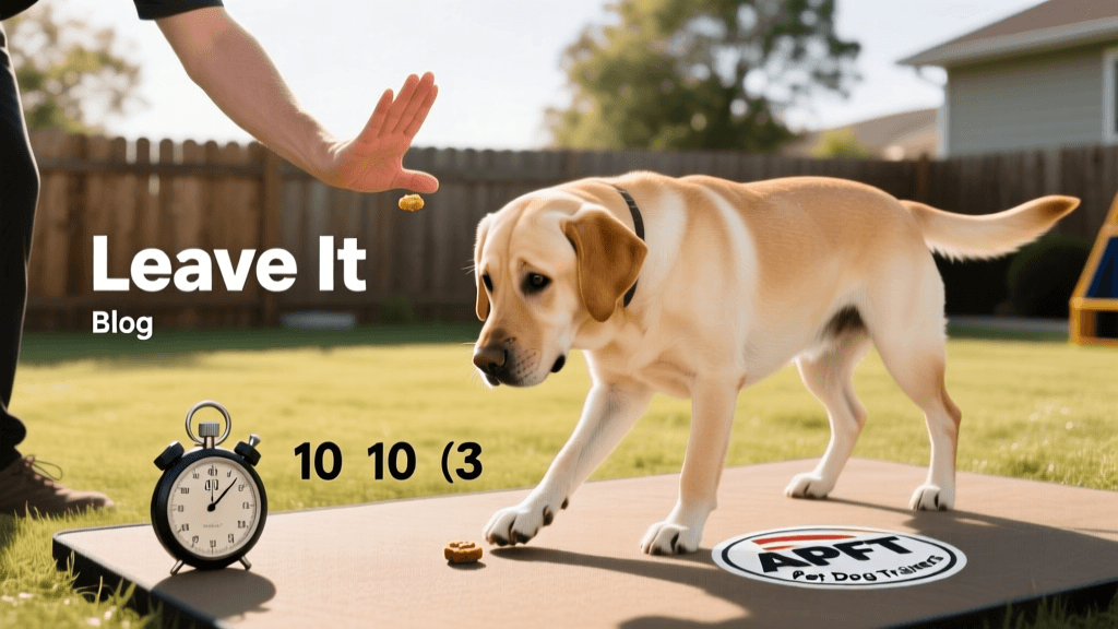 Teaching Dog Leave It Command With Food