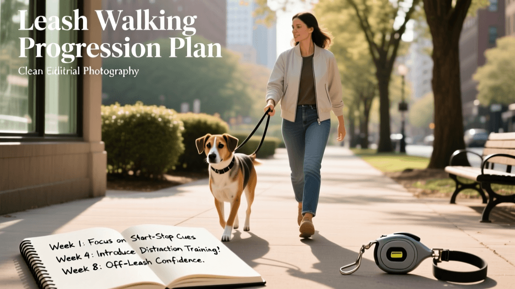 The 8-Week Leash Walking Progression Plan for Dogs