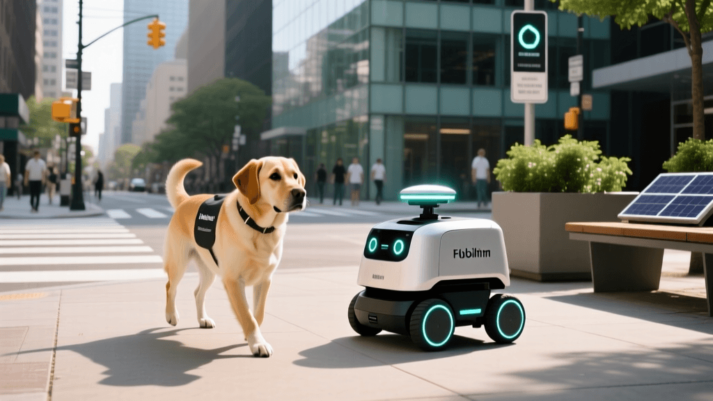 Mobility Service Dog Training for Delivery Robots 2026