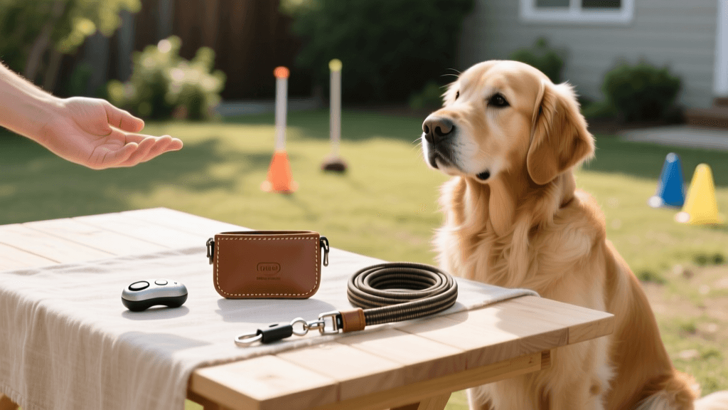 Essential Dog Training Gear: Clickers, Pouches & Lines