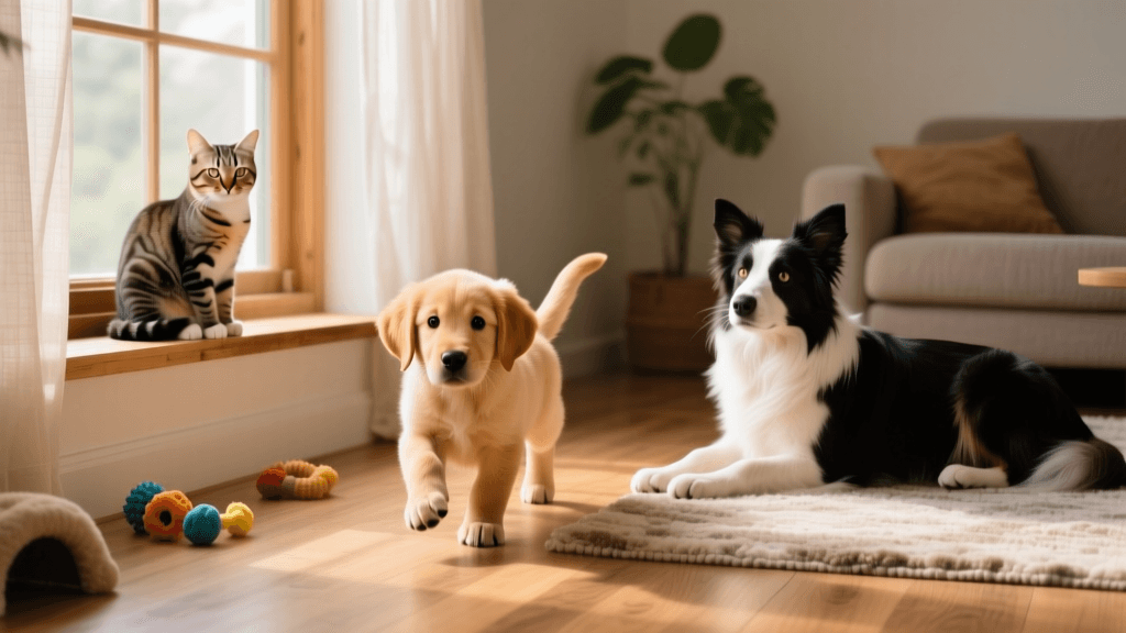 How to Introduce a New Puppy to Resident Dogs and Cats
