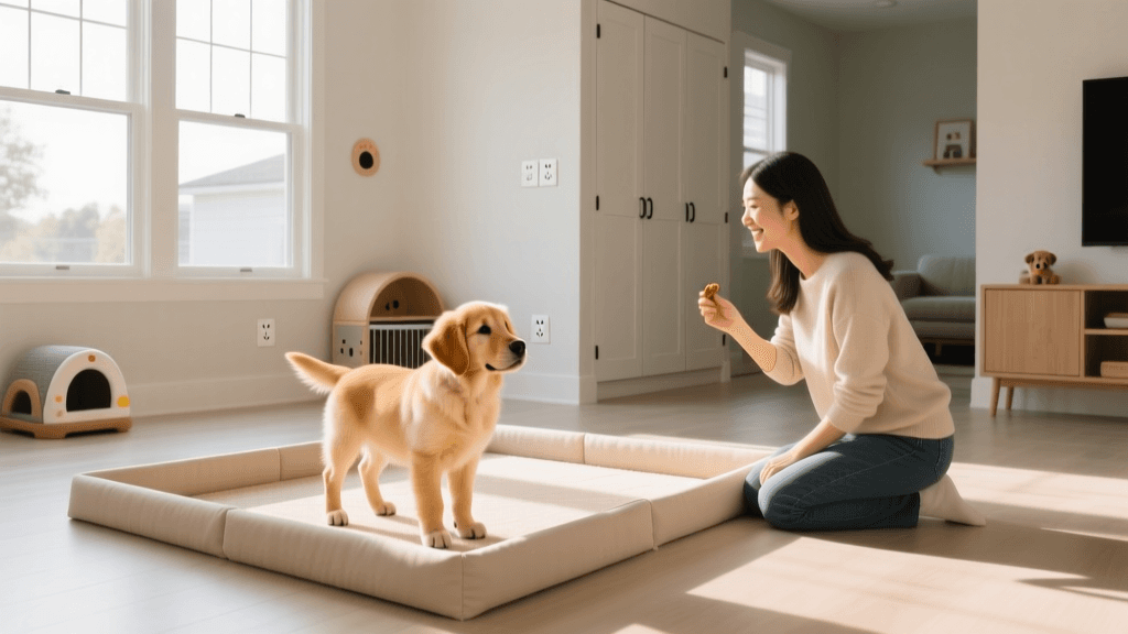 Puppy Proofing: Training Boundaries And Creating Safe Zones