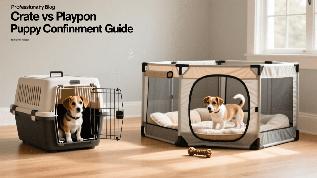Crate vs Playpen: Side-by-Side Puppy Confinement Guide
