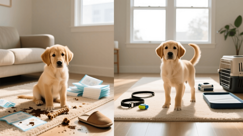 Before And After: 30-Day Puppy Potty Training Guide