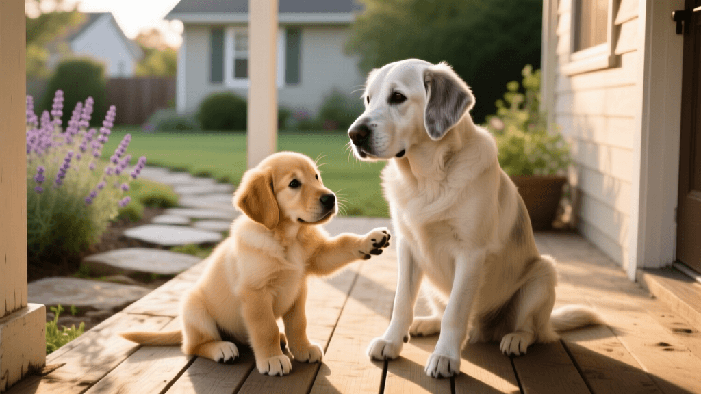 Raising a Puppy With a Senior Dog: Survival Guide