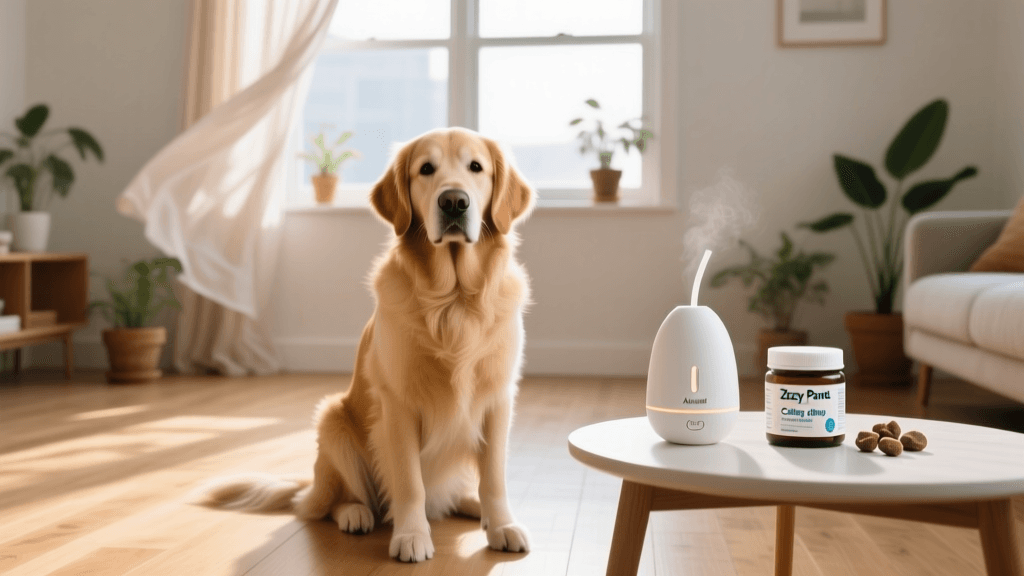 Dog Noise Phobia 2026: Adaptil vs Zesty Paws Calming Chews
