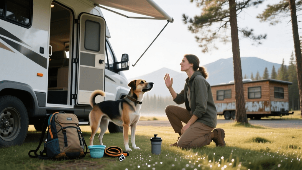 How to Train Your Dog for Camping and RV Adventures