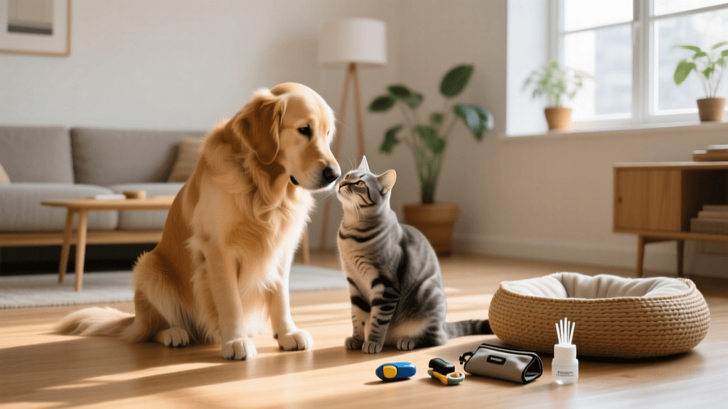 Training Dogs and Cats to Coexist Peacefully Together