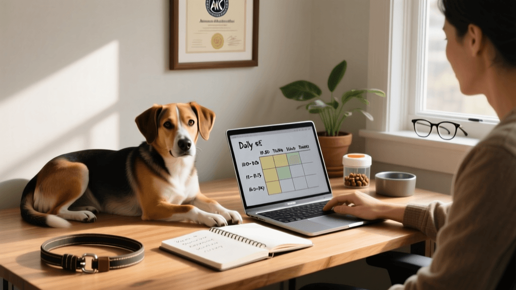 Creating Dog Routine For Work From Home Schedule