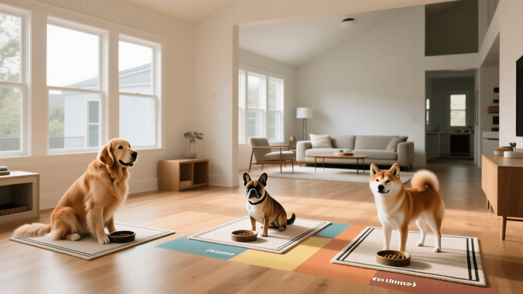 Designing a Multi-Dog Home: Feeding Stations & Safe Zones