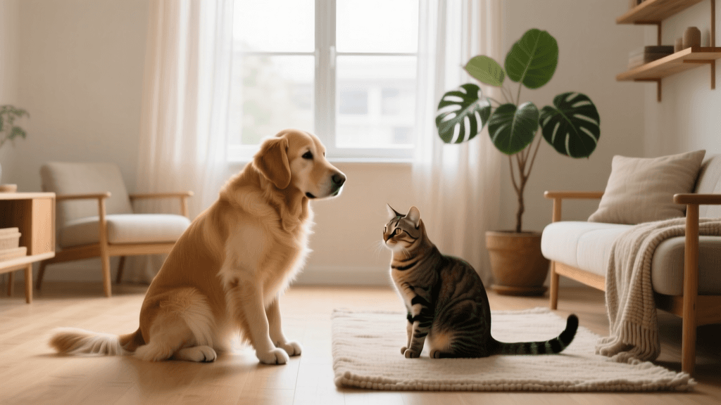 Decoding Dog and Cat Body Language in Multi-Pet Homes